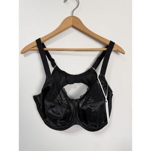 Elomi‎ EL4111 Morgan Full Figure Underwire Bra Black Size US 38G New